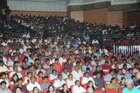 NTR Fans Hungama at Rabhasa Audio Release